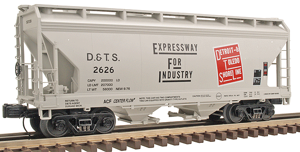 Premier 2-Bay Centerflow Hopper Car -- Detroit & Toledo Shoreline