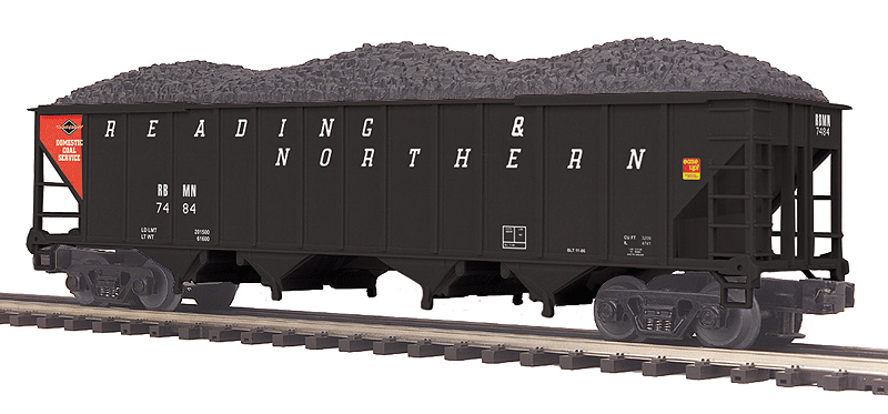 4-Bay Hopper - 3-Rail - Ready to Run - Premier(R) -- Reading & Northern