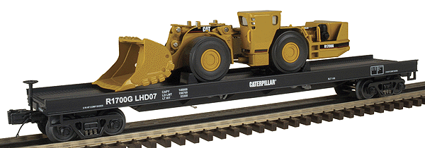 Premier Flatcar w/LHD Underground Mining Loader -- Caterpillar(R)