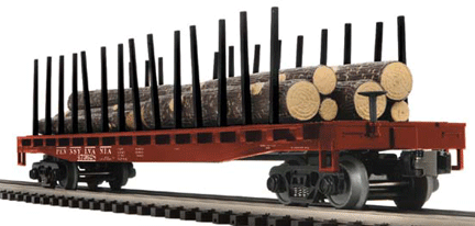 Premier Flatcar w/Log Load -- Pennsylvania