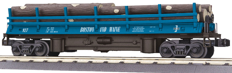Premier Operating Log Car -- Boston & Maine