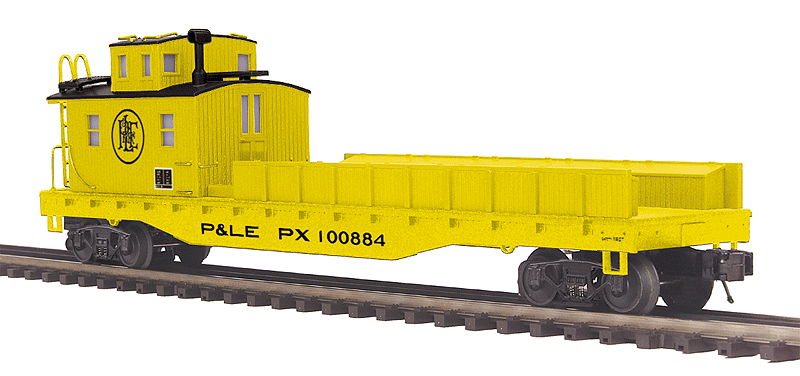 Crane Tender - 3-Rail - Ready to Run - Premier(R) -- Pittsburgh & Lake Erie #100884 (yellow, black)
