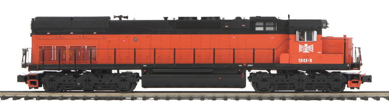 EMD SD40T-3 - 3-Rail w/Scale Wheels, Proto-Sound 3.0 - Premier(R) -- Bessemer & Lake Erie (orange, black)