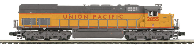 EMD SD40T-2 - 3-Rail w/Scale Wheels, Proto-Sound 3.0 - Premier(R) -- Union Pacific (Armour Yellow, gray, red)