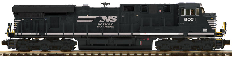 GE ES44AC - 3-Rail w/Proto-Sound 3.0 & Scale Wheels - Premier(R) -- Norfolk Southern #8051 (black, white, Horse Head Logo)