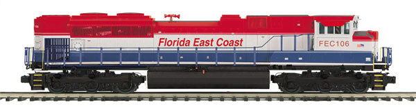 EMD SD70ACe - 3-Rail w/Proto-Sound 3.0 & Scale Wheels - Premier(R) -- Florida East Coast #106 (red, white, blue)