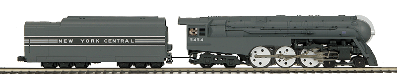 Dreyfuss Streamlined 4-6-4 w/Proto-Sound 3.0 - 3-Rail Scale Wheels - Premier -- New York Central #5454 (2-Tone Gray) (CANCELLED BY VENDOR)