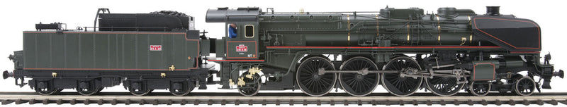 Class 241A 4-8-2 - 3-Rail w/Proto-Sound 3.0 & Scale Wheels - Premier(R) -- State Railways ETAT #241-A68 (Era III, black, gray, red)