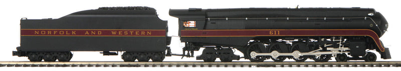 4-8-4 J w/Snd Scl N&W 611