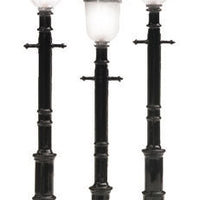 Street Lamps -- Black Round