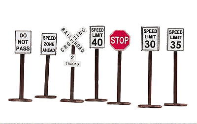 Road Sign Set -- pkg(2)