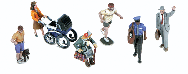 RailKing Figure Sets -- Assortment 2 6-Piece Figure Set #12-1