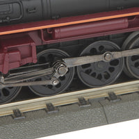 Class L-3 4-8-2 Mohawk - 3-Rail w/Proto-Sound 3.0 - RailKing(R) -- New York Ontario & Western #406 (black, maroon, yellow, graphite)