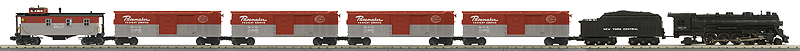 4-8-2 Mohawk Freight Train-Only Set - 3-Rail w/Proto-Sound 3.0 - RailKing -- New York Central-1