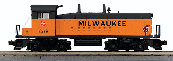 RailKing(R) Scale Diesel EMD SW9 Switcher w/Proto-Sound 3.0 - 3-Rail -- Milwaukee Road #1216 (orange, black, Hiawatha Logo)