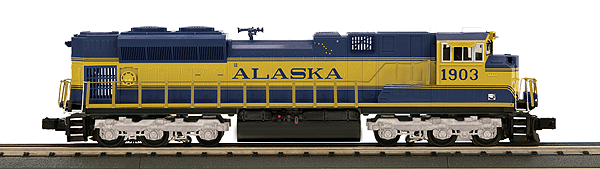 RailKing(R) Imperial(TM) EMD SD70ACe w/Proto-Sound 3.0, Smoke & DCS(TM) -- Alaska Railroad #1903 (blue, yellow)