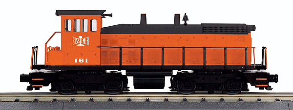 RailKing(R) Scale Diesel EMD SW1500 Switcher w/Proto-Sound 3.0 - 3-Rail -- Bessemer & Lake Erie #151 (orange, black)
