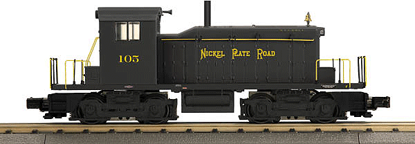 RailKing Diesel EMD SW1 - 3-Rail w/Proto-Sound 3.0 -- Nickel Plate Road #105 (black, yellow)