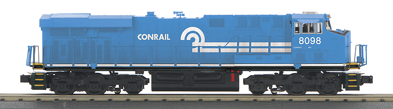 GE ES44AC w/Proto-Sound 3.0 - 3-Rail - RailKing(R) Imperial -- Norfolk Southern #8098 (Conrail Heritage, blue, white)