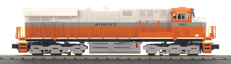 GE ES44AC w/Proto-Sound 3.0 - 3-Rail - RailKing(R) Imperial -- Norfolk Southern #8105 (Interstate Heritage, cream, orange, gray)