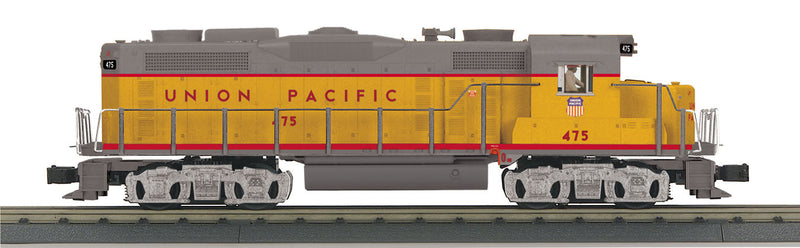 Scale EMD GP20 - 3-Rail w/Proto-Sound 3.0 - RailKing(R) -- Union Pacific #475 (Armour Yellow, gray, red)