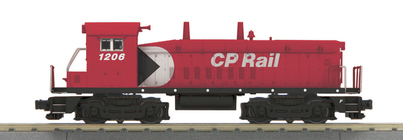 EMD SW9 - Scale 3-Rail w/Proto-Sound 3.0 - RailKing(R) -- Canadian Pacific #1206 (Action Red, black, white, Multimark Logo)