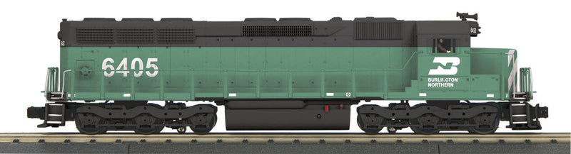 EMD SD45 - 3-Rail w/Proto-Sound 3.0 - RailKing(R) Scale -- Burlington Northern #6405 (Cascade Green, black, white)