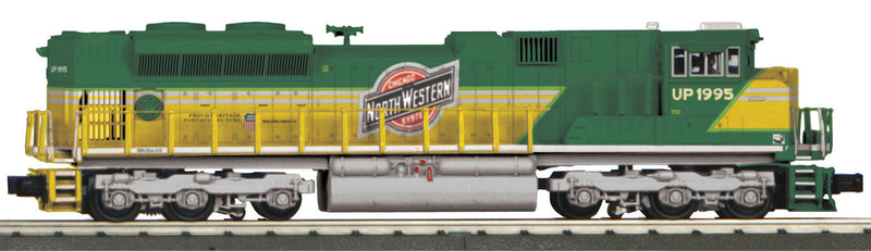 EMD SD70ACe w/Proto-Sound 3.0 - 3-Rail - Imperial -- Union Pacific #1995 (Chicago & North Western Heritage, green, yellow)