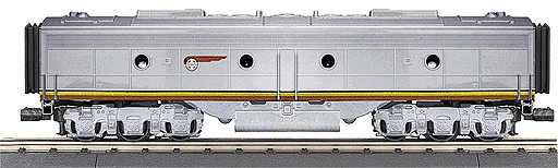 RailKing Diesel E-8 B-Unit (Dummy) -- Santa Fe