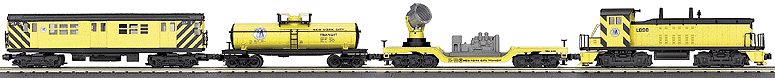 RailKing Subway 4-Car Work Train -- Metropolitan Transportation Authority w/Loco Sound
