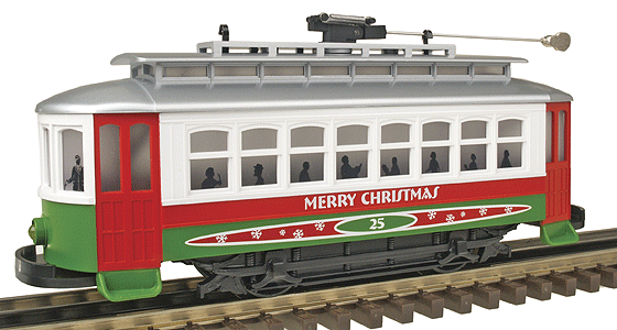 RailKing Bump-n-Go Trolley -- Christmas