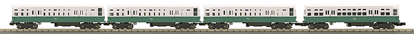 RailKing 4-Car 6200 Series Subway Set w/Proto-Sound 2.0 -- CTA