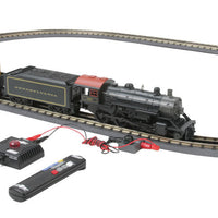 Steam Freight Set w/Proto-Sound 3.0 -- RailKing RealTrax 31 x 51" Z-500 Power Pack PRR 4-6-0 & 3 Cars