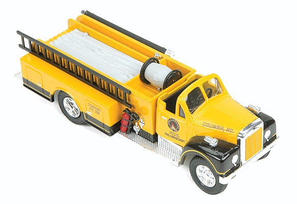 Die Cast Fire Truck -- yellow
