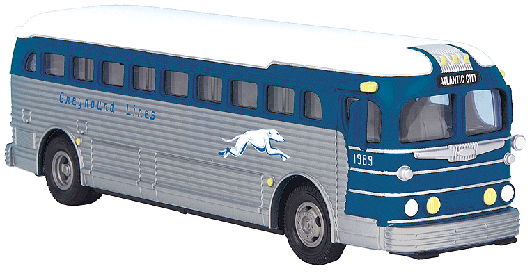 Die Cast Bus - Assembled -- Greyhound