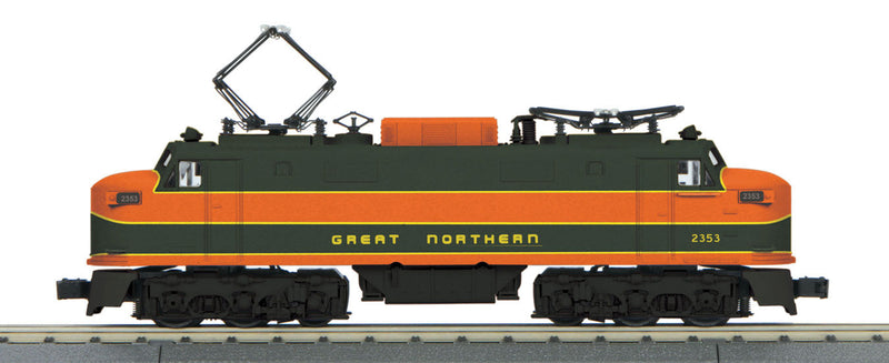 GE EP5 Electric - 3-Rail w/Proto-Sound 3.0 - RailKing(R) -- Great Northern #2353 (Omaha Orange, Pullman Green)