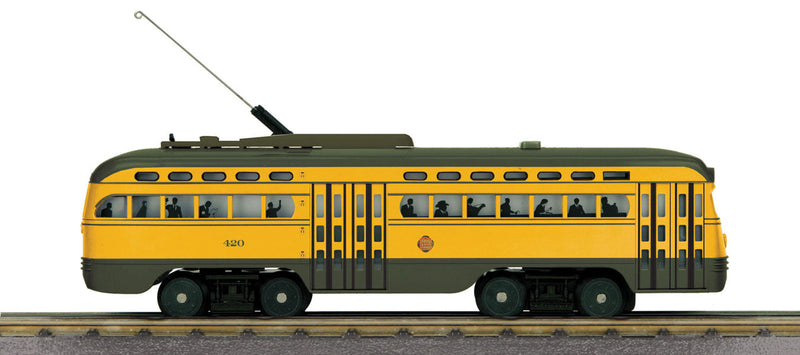 PCC Electric Streetcar - 3-Rail w/Proto-Sound 3.0 - RailKing(R) -- Twin Cities #420