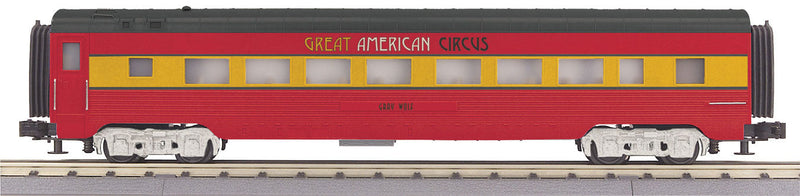 RailKing 60' Streamlined Coach (ABS Plastic) -- Circus