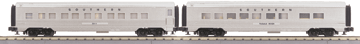 RailKing 2-Car 60' Streamlined ABS Sleeper/Diner -- Southern