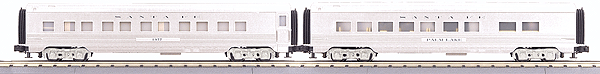 RailKing 2-Car 60' Streamlined ABS Sleeper/Diner -- Santa Fe