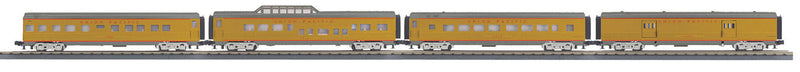4-Car 60' Streamlined Passenger Set - 3-Rail - Ready to Run - RailKing(R) -- Union Pacific