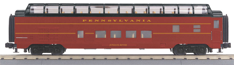 60' Full-Length Vista Dome - 3-Rail - Ready to Run - RailKing(R) -- Pennsylvania Railroad