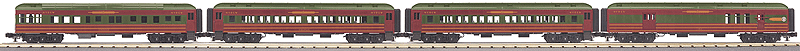 60' Madison Heavyweight 4-Car Set - 3-Rail - Ready to Run - RailKing(R) -- New York, Ontario & Western
