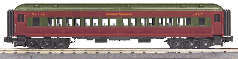 60' Madison Heavyweight Coach - 3-Rail - Ready to Run - RailKing(R) -- New York, Ontario & Western