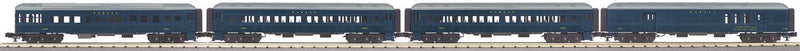 4-Car 60' Madison Passenger Set - 3-Rail - Ready To Run -- Wabash