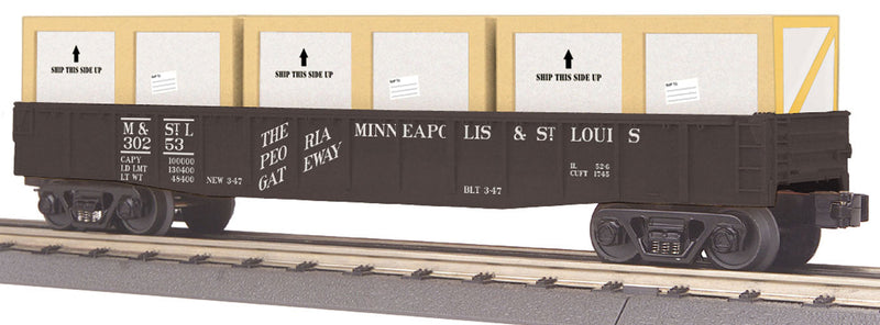 Gondola w/Crate Load - 3-Rail - Ready to Run - RailKing(R) -- Chicago & North Western