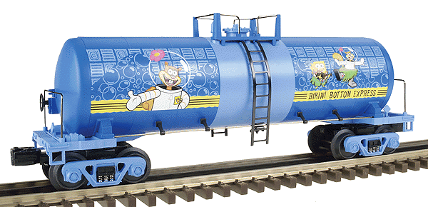 RailKing Modern Tank Car -- Sponge Bob (Sandy)