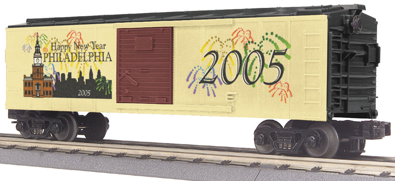 RailKing Boxcar -- New Years 2005