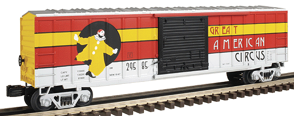 RailKing 50' Modern Boxcar -- Circus