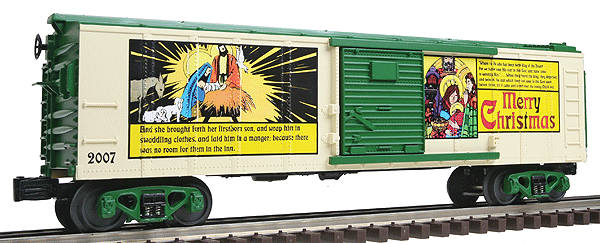 RailKing Boxcar -- Christmas